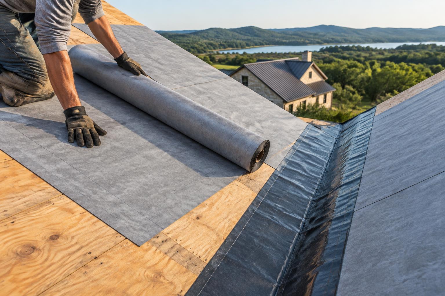 Roof deck and underlayment where hidden leaks start